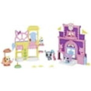 Littlest Pet Shop Prep 'n Party Double Playset Toy, Sparkle Deco,  Fan-Voted Pet